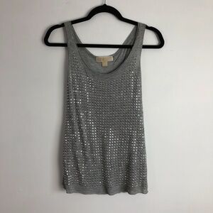 Michael Kors women’s gray sleeveless tank top SM